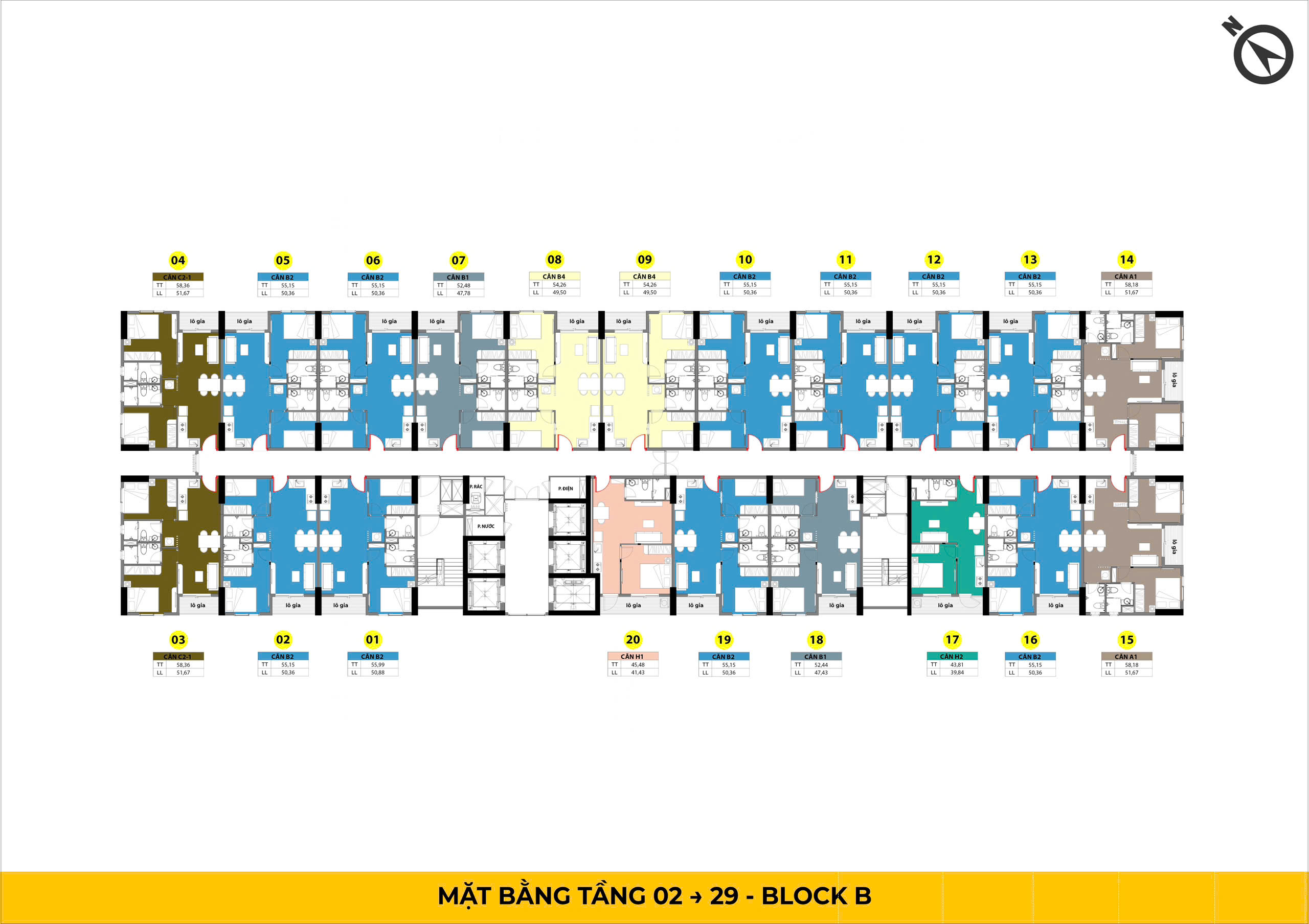 Mặt bằng tòa nhà 3